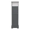 MagickWoods Windsor 13"W X 10"D X 47"H Graphite Gray Linen Cabinet -Master Locks Shop 30325 mirev mw 1800x1800