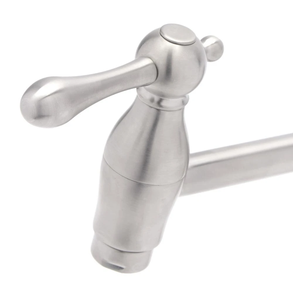 Lyndhurst Wall Mounted Pot Filler In Brushed Nickel 6 Lyndhurst Wall Mounted Pot Filler In Brushed Nickel - Image 4