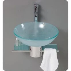 Fresca Cristallino Vessel Sink In Frosted Glass With Stand In Chrome -Master Locks Shop 33e7f4a87d1d72d94d060d7b7d682ae4 1800x1800