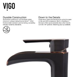 VIGO Glass Vessel Bathroom Sink In Russet And Niko Faucet Set In Antique Rubbed Bronze -Master Locks Shop 35642b7c013e35613684386871085ff9 1800x1800