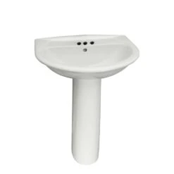 Barclay Products Karla 24 In. Pedestal Combo Bathroom Sink With 1 Faucet Hole In White 13 Barclay Products Karla 24 In. Pedestal Combo Bathroom Sink With 1 Faucet Hole In White -Master Locks Shop 36e3109962aa1fe629d239996444282b 1800x1800