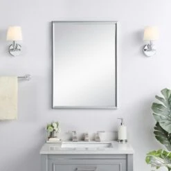 24.00 In. W X 32.00 In. H Framed Rectangular Bathroom Vanity Mirror In Dove Grey -Master Locks Shop 3a2e38fe9138cedddf9c62f8594b257f 1800x1800