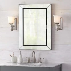 23-1/2 In. W X 33-1/2 In. H Fog Free Framed Recessed Or Surface-Mount Mirror On Mirror Bath Medicine Cabinet In Black -Master Locks Shop 3aea544160c2ae320d2759d2fda708c2 1800x1800