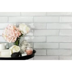 Ivy Hill Tile Moze White 3 In. X 12 In. 9 Mm Ceramic Wall Tile (22-Piece) (5.38 Sq. Ft./ Box) -Master Locks Shop 3af239c6f317100acb0eeaacb546d024 1800x1800