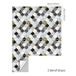 10Pcs Moroccan Tile Stickers Self-adhesive Wall Stickers Kitchen Bathroom Decor -Master Locks Shop 3b8f99e1 6a94 44cb ac97 e460555fa541.2fe2cffeb59a35ef233c4ea0185d17f0 1800x1800