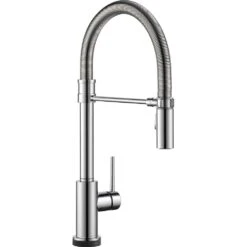 Trinsic Pro Single-Handle Pull-Down Sprayer Kitchen Faucet With Touch2O Technology And Spring Spout In Arctic Stainless -Master Locks Shop 3bab0a872a4a31c557c18ac8fb52a7f1 1800x1800