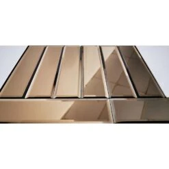 Reflections Gold Beveled Subway 3 In. X 12 In. Glass Mirror Wall Tile (1 Sq. Ft. ) -Master Locks Shop 3cddb90492da634ca364fe933a99c2ff 1800x1800