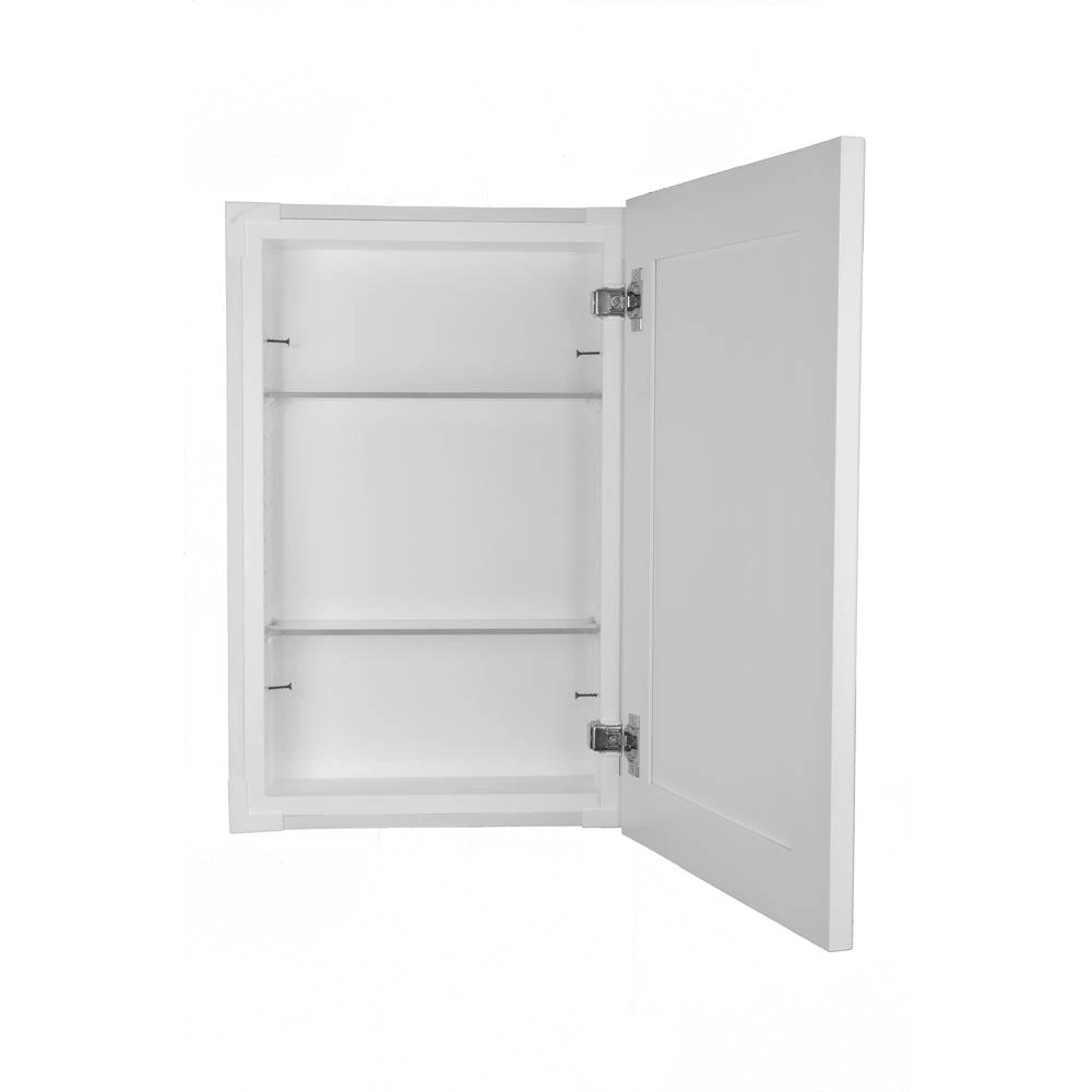 Silverton 14 In. X 24 In. X 4 In. Recessed Medicine Cabinet In White 5 Silverton 14 In. X 24 In. X 4 In. Recessed Medicine Cabinet In White - Image 3