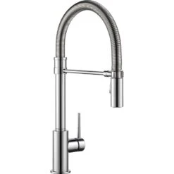 Trinsic Pro Single-Handle Pull-Down Sprayer Kitchen Faucet With Touch2O Technology And Spring Spout In Arctic Stainless -Master Locks Shop 3e0cdd47a1f240f4c6d71540540d2a3b 1800x1800
