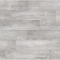 Florida Tile Home Collection Alaskan Powder Light Grey 8 In. X 36 In. Matte Porcelain Floor And Wall Tile (122.4 Sq. Ft./Pack)