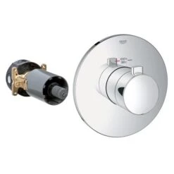 GROHE Chrome Knob Shower Handle