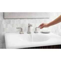 Rubicon 8 In. Widespread 2-Handle Bathroom Faucet In Vibrant Brushed Nickel -Master Locks Shop 404cca34f66ea5a9120cac4de73818d0 1800x1800