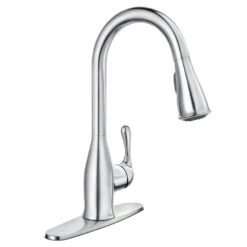 Kaden Single-Handle Pull-Down Sprayer Kitchen Faucet With Reflex And Power Clean In Chrome