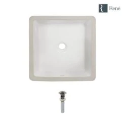 Rene 16 In. Undermount Bathroom Sink In White With Pop-Up Drain In Brushed Nickel 15 Rene 16 In. Undermount Bathroom Sink In White With Pop-Up Drain In Brushed Nickel -Master Locks Shop 454d2d43caca10325d8d70438e3f0e3f 1800x1800