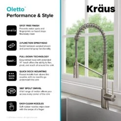 Oletto Single-Handle Pull-Down Sprayer Kitchen Faucet In All-Brite Spot-Free Stainless Steel -Master Locks Shop 466c5f77cf44645a18fc3656d7d6f66b 1800x1800