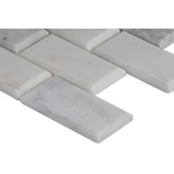 MSI Greecian White Beveled 12 In. X 12 In. X 10 Mm Polished Marble Mesh-Mounted Mosaic Tile (1 Sq. Ft.) -Master Locks Shop 47235df9a9fec73a1a4e20441f1ead28 1800x1800
