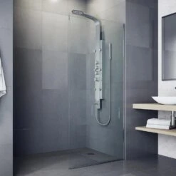Mateo 59.5 In. 6-Jet High Pressure Shower Panel System With Rainhead Fixed Handheld Dual Shower In Stainless Steel -Master Locks Shop 4776ad01607e3f11a78e016fb2db9ffb 1800x1800