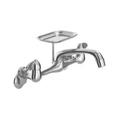 2-Handle Wall-Mount Kitchen Faucet With Soap Dish In Chrome -Master Locks Shop 478b25ff98383c5b7b007f601742ea59 1800x1800