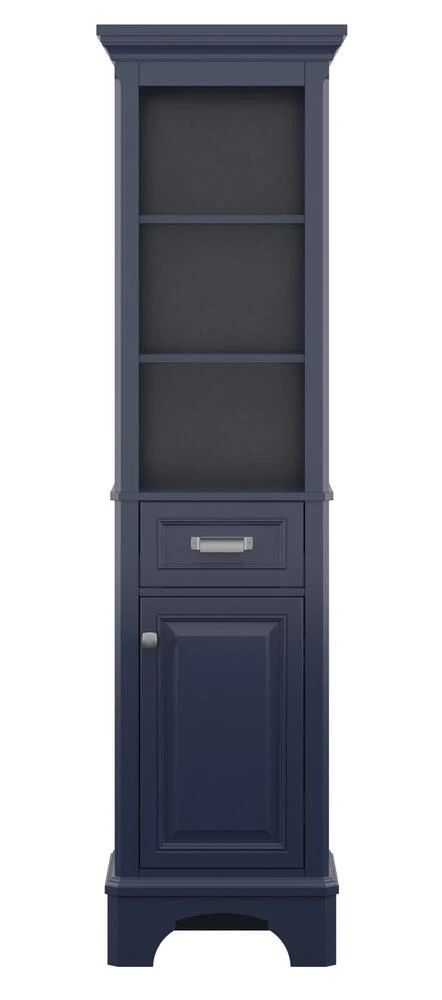 Foremost® Williamson 18"W X 67-1/2"H Aegean Blue Linen Cabinet 3 Foremost® Williamson 18"W X 67-1/2"H Aegean Blue Linen Cabinet