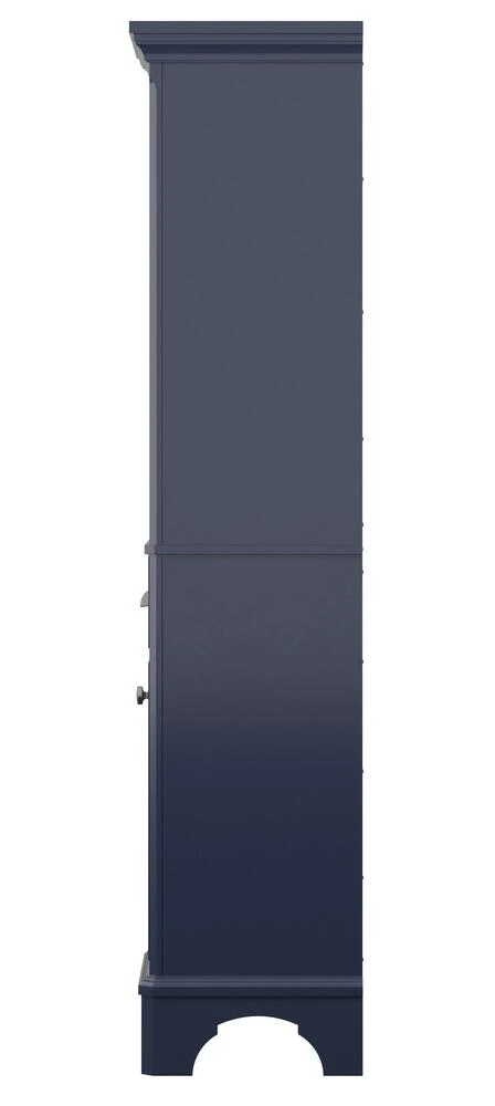 Foremost® Williamson 18"W X 67-1/2"H Aegean Blue Linen Cabinet 4 Foremost® Williamson 18"W X 67-1/2"H Aegean Blue Linen Cabinet - Image 2