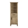 Ove Decors Riverland 22''W X 16"D X 65"H Antique Oak Linen Cabinet -Master Locks Shop 4838074 P FR 1800x1800