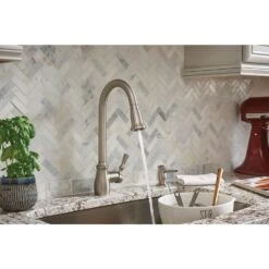 Fieldstone Single-Handle Pull-Down Sprayer Kitchen Faucet With Reflex And Power Clean In Spot Resist Stainless -Master Locks Shop 48f401fcfc3f0678929b254155272615 1800x1800