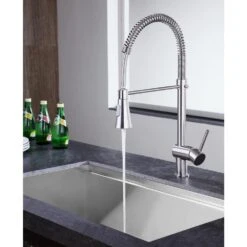 Carriage Single Handle Standard Kitchen Faucet In Brushed Nickel 28 Carriage Single Handle Standard Kitchen Faucet In Brushed Nickel -Master Locks Shop 49fe9549ecd426733b2d736ce2d77443 1800x1800