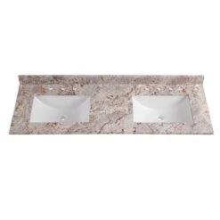 61 In. W X 22 In. D Stone Effect Double Sink Vanity Top In Lunar With White Sinks -Master Locks Shop 4c703f373c3dd61381b6fa538322b645 1800x1800