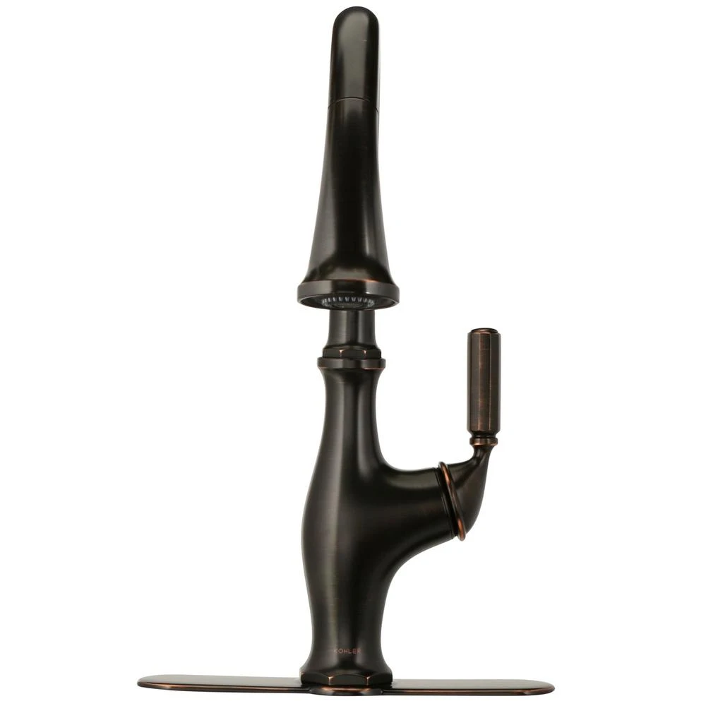 Worth Single-Handle Pull-Down Sprayer Kitchen Faucet In Oil Rubbed Bronze 5 Worth Single-Handle Pull-Down Sprayer Kitchen Faucet In Oil Rubbed Bronze - Image 3