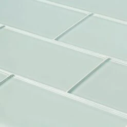 Jeffrey Court Siberian Gloss 11.625 In. X 11.75 In. X 8 Mm Interlocking Glass Mosaic Tile