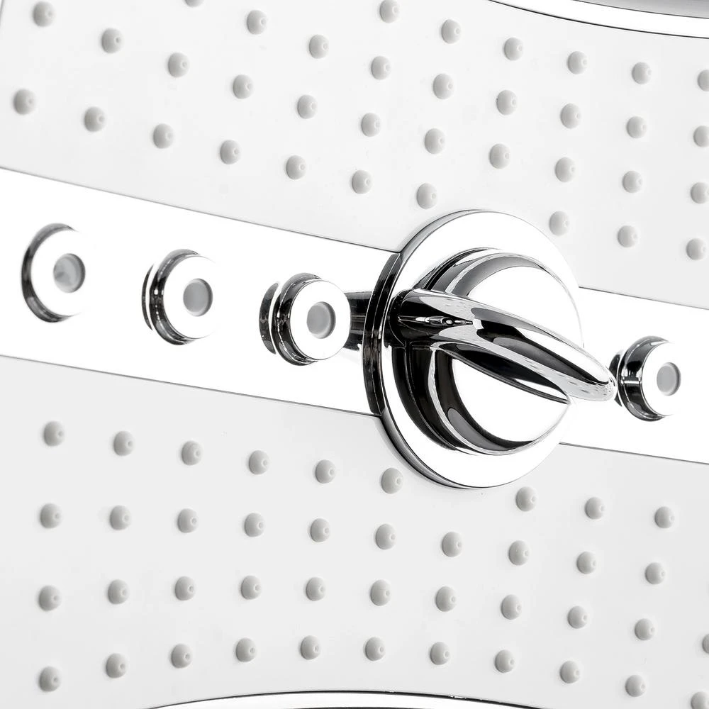 4-spray 9 In. Dual Shower Head And Handheld Shower Head In Chrome 9 4-spray 9 In. Dual Shower Head And Handheld Shower Head In Chrome - Image 7