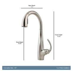 Avanti Single-Handle Pull-Down Sprayer Kitchen Faucet In Stainless Steel 14 Avanti Single-Handle Pull-Down Sprayer Kitchen Faucet In Stainless Steel -Master Locks Shop 4f3fe2d7bfcfca18b889485fc2260dea 1800x1800