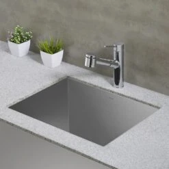 Oletto Single Handle Pull Out Kitchen Faucet In Chrome Finish -Master Locks Shop 4f8c2e69b4f78011a08a75e8dadb1f54 1800x1800