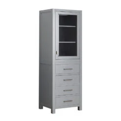 Avanity Modero 24"W X 20"D X 71"H Chilled Gray Linen Cabinet -Master Locks Shop 5 11 21 MODERO LT24 CG 1 1800x1800