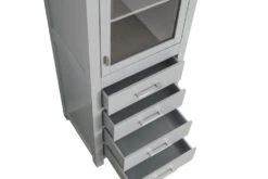 Avanity Modero 24"W X 20"D X 71"H Chilled Gray Linen Cabinet -Master Locks Shop 5 11 21 MODERO LT24 CG OPEN 1800x1800