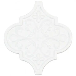 Bond Tile Roma Florid White 6.25 In. X 7.25 In. Ceramic Arabesque Wall Tile (30 Pieces 4.84 Sq. Ft. / Box) -Master Locks Shop 513c2d80 8f9d 4cfc 9db0 527d6e2e734c.478c2e872f71f67ea2b6677da96d28fe 1800x1800