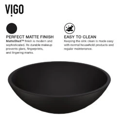 VIGO Black Round Cavalli MatteShell Glass Bathroom Vessel Sink -Master Locks Shop 52c5be3514738b1e7d064c9aa388aa7e 1800x1800