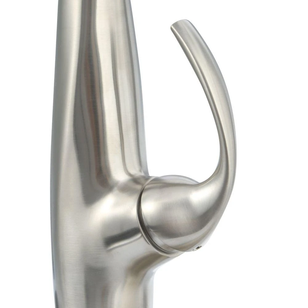 Avanti Single-Handle Pull-Down Sprayer Kitchen Faucet In Stainless Steel 6 Avanti Single-Handle Pull-Down Sprayer Kitchen Faucet In Stainless Steel - Image 4