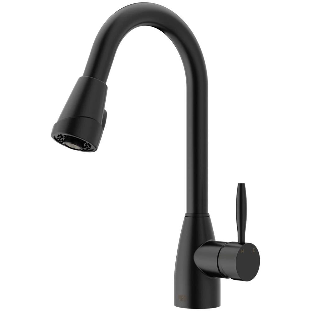 Graham Single-Handle Pull-Down Sprayer Kitchen Faucet In Matte Black 3 Graham Single-Handle Pull-Down Sprayer Kitchen Faucet In Matte Black