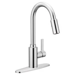Genta Single-Handle Pull-Down Sprayer Kitchen Faucet With Reflex In Chrome -Master Locks Shop 5497ed7aa06e790426702d4094d6314f 1800x1800
