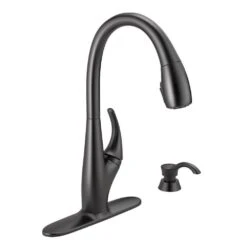 DeLuca Single-Handle Pull-Down Sprayer Kitchen Faucet With ShieldSpray Technology And Soap Dispenser In Stainless -Master Locks Shop 54dff568a362893ab5aa9a5f07ad62e2 1800x1800