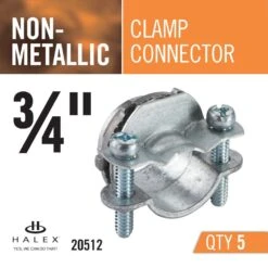 3/4 In. Non-Metallic (NM) Twin-Screw Clamp Connectors (5-Pack) 9 3/4 In. Non-Metallic (NM) Twin-Screw Clamp Connectors (5-Pack) -Master Locks Shop 556d3d7946a07b301d4673237b497f28 1800x1800