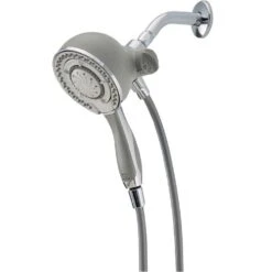 In2ition Two-in-One 5-Spray 5.5 In. Dual Wall Mount Fixed And Handheld Shower Head In Chrome
