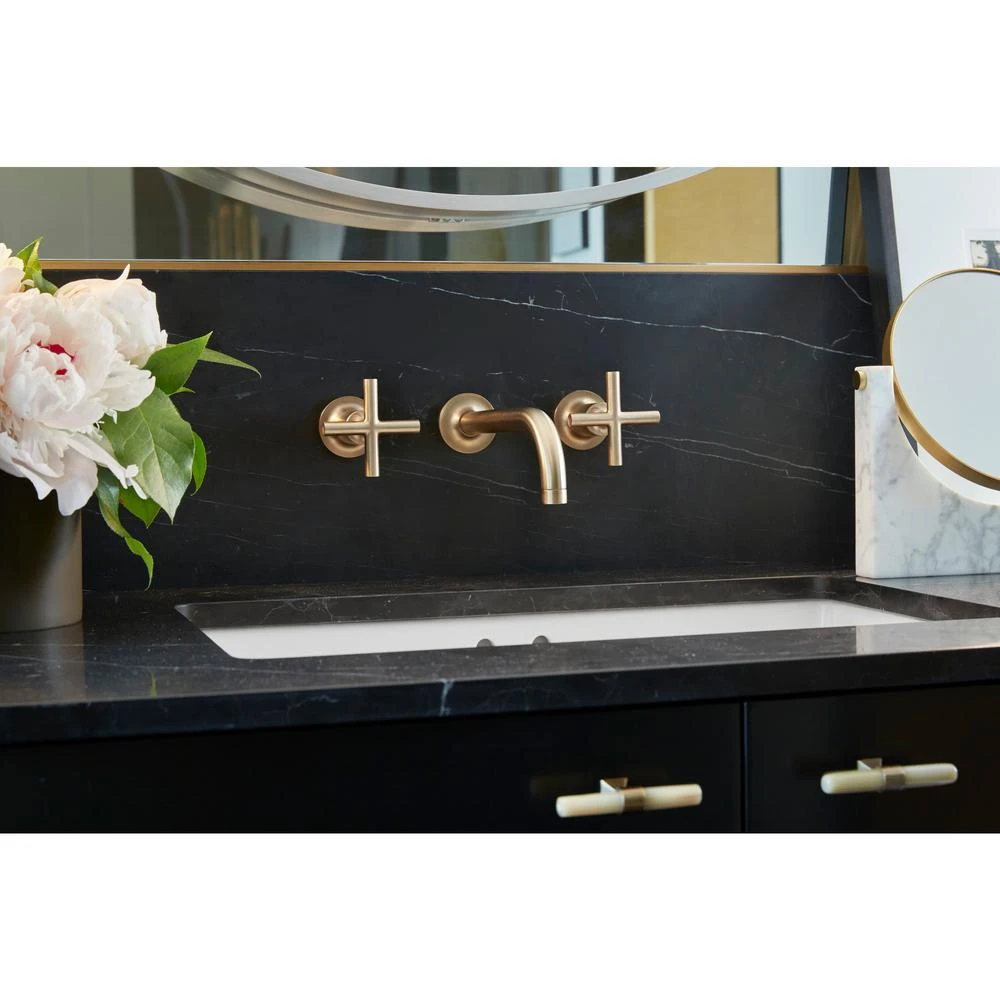 KOHLER Kathryn Vitreous China Undermount Bathroom Sink In White With Overflow Drain 5 KOHLER Kathryn Vitreous China Undermount Bathroom Sink In White With Overflow Drain - Image 3