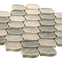 Jeffrey Court Crushed Sunset Beige/Cream 10.75 In. X 10.75 In. Arabesque Glossy Ceramic Mosaic Tile (0.802 Sq. Ft./Each) -Master Locks Shop 5838a4a95a5b0b0ae950770e4072a5d4 1800x1800