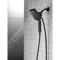 In2ition Two-in-One 4-Spray 4.5 In. Dual Wall Mount Fixed And Handheld H2Okinetic Shower Head In Matte Black -Master Locks Shop 5958510e749772eb26f49ee4b7db657d 1800x1800
