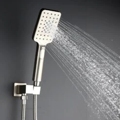 3-Spray With 2.5 GPM 10 In. 3 Functions Tub Wall Mount Dual Shower Heads In Spot In Brushed Nickle (Valve Included) -Master Locks Shop 59d1b7996eadcdc966bc529d41bd4152 1800x1800