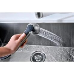 Harbour Single-Handle Pull-Out Sprayer Kitchen Faucet In Brushed Nickel -Master Locks Shop 5fd5a294ff76de64be4df8a5a7d26036 1800x1800