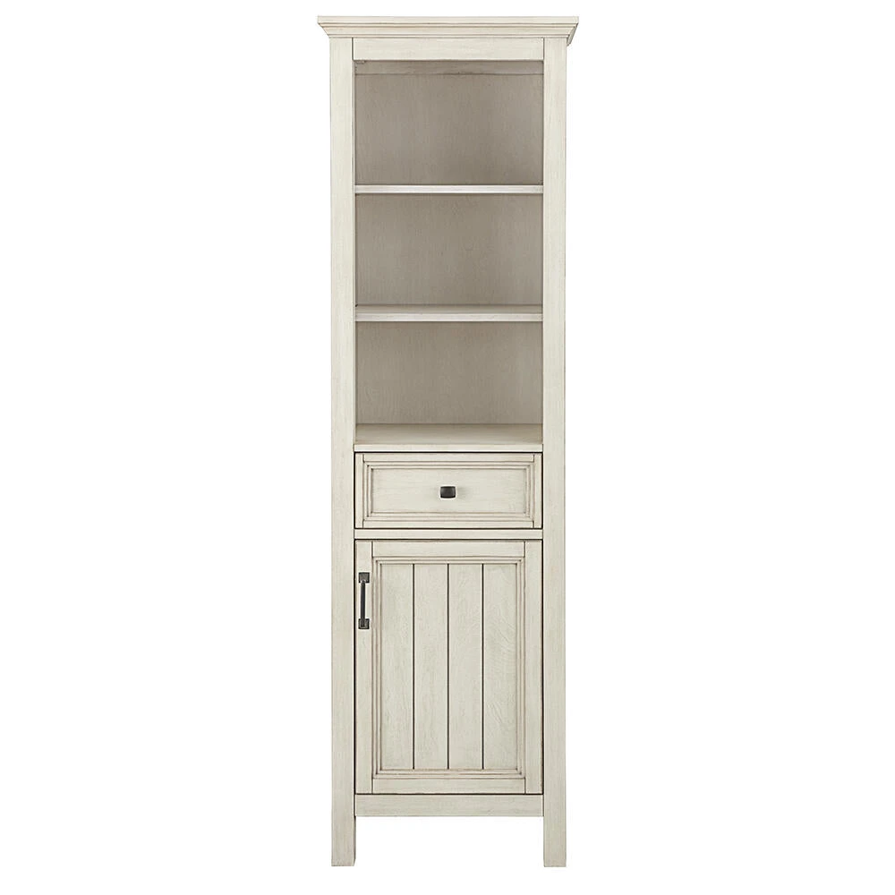 Foremost® Hiland 20"W X 15"D X 68"H Antique White Linen Cabinet 3 Foremost® Hiland 20"W X 15"D X 68"H Antique White Linen Cabinet
