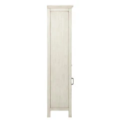 Foremost® Hiland 20"W X 15"D X 68"H Antique White Linen Cabinet 15 Foremost® Hiland 20"W X 15"D X 68"H Antique White Linen Cabinet -Master Locks Shop 6050354 Side 1800x1800